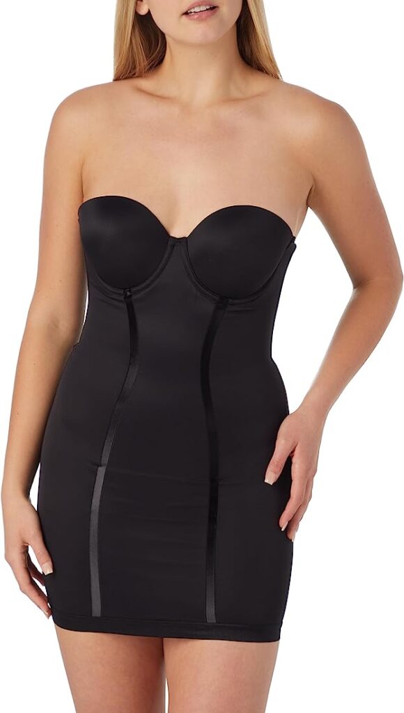 full body strapless shapewear with bra